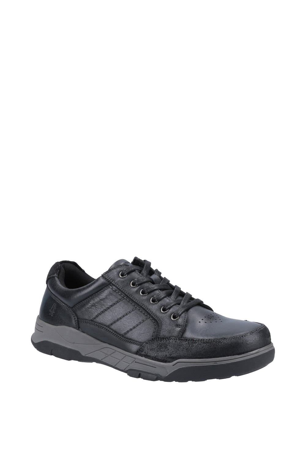 Hush Puppies Hush Puppies Men's 'Finley' Smooth Leather Lace Shoes in Black