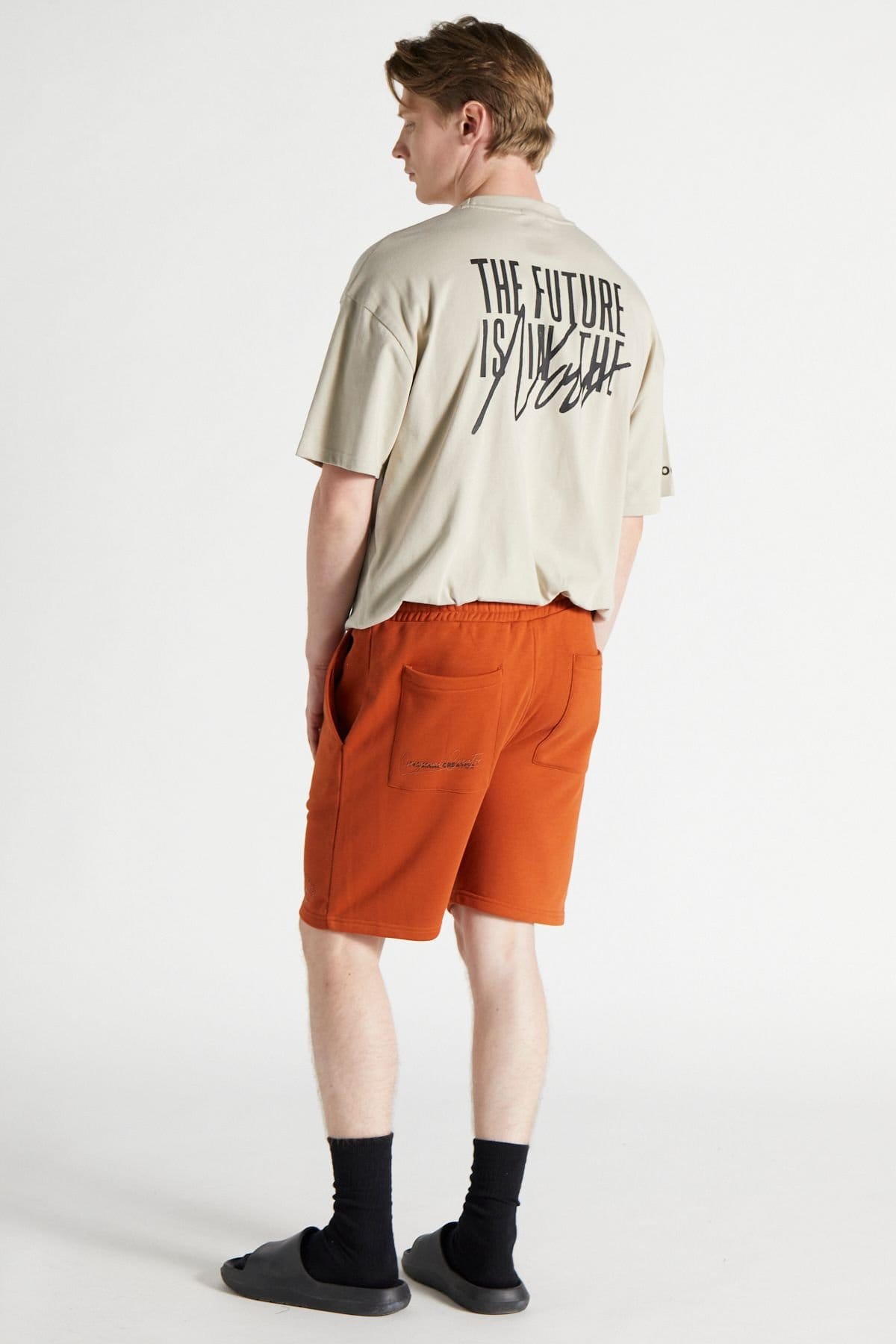 Original Creator Original Creator Men's Scripture Shorts in Brown - 4