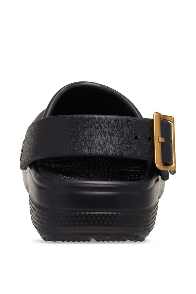 Crocs Crocs Women's Classic Metallic Buckle Clog in Black - 2