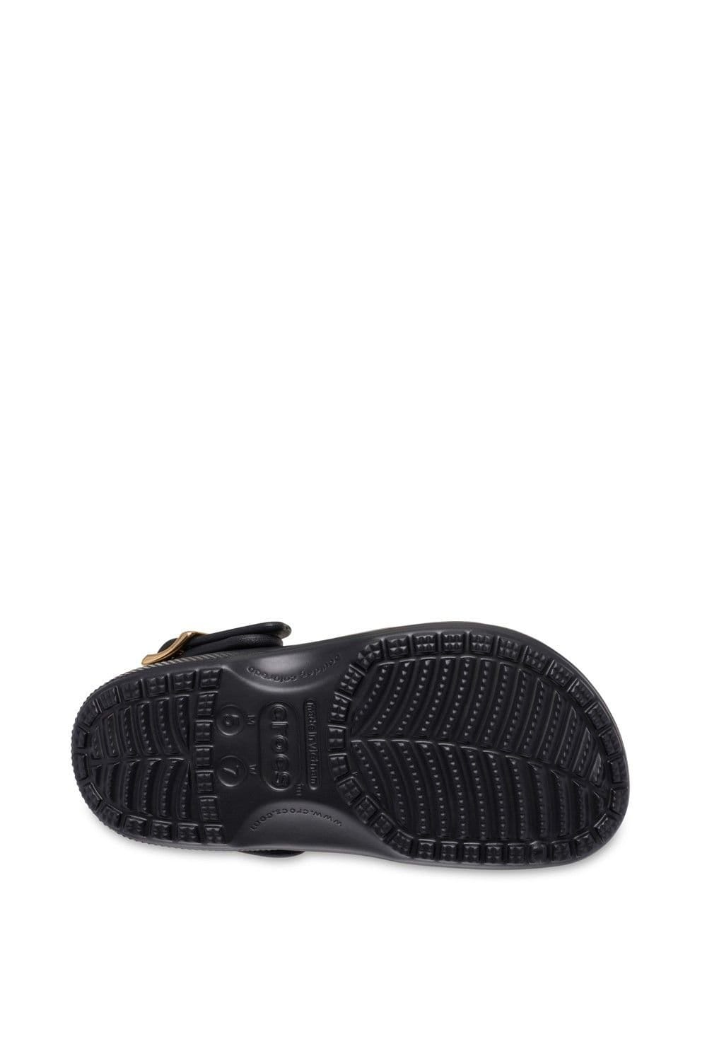 Crocs Crocs Women's Classic Metallic Buckle Clog in Black - 4