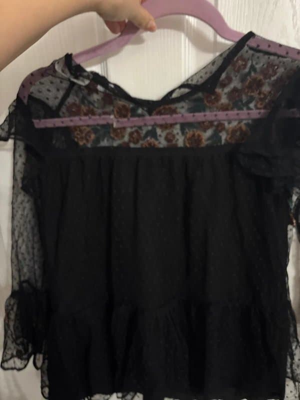 Zara Zara embroidered blouse XS