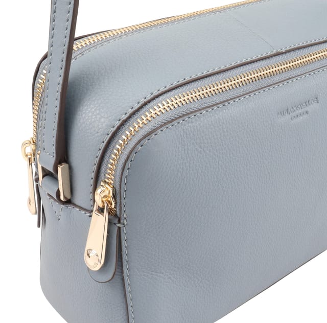 Paul Costelloe Paul Costelloe Women's Mantaro Leather Cross Body Bag in Light Blue - 2