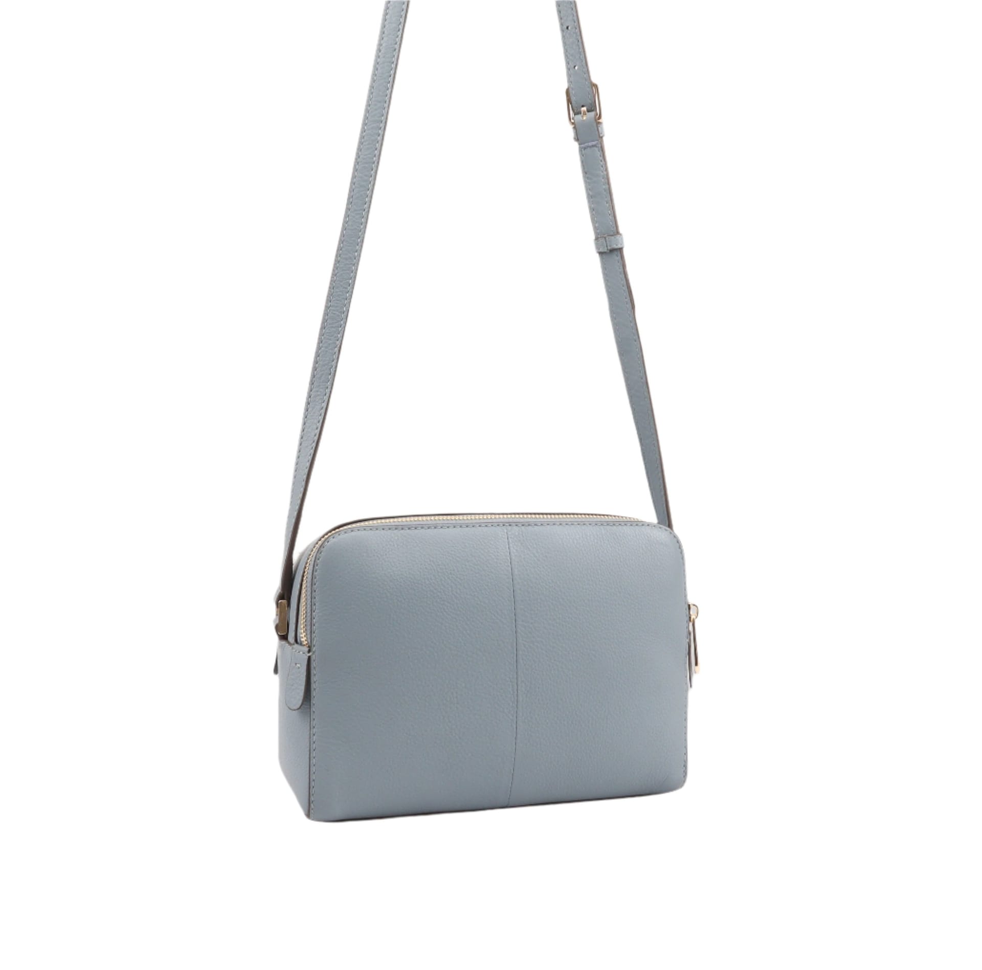 Paul Costelloe Paul Costelloe Women's Mantaro Leather Cross Body Bag in Light Blue - 4
