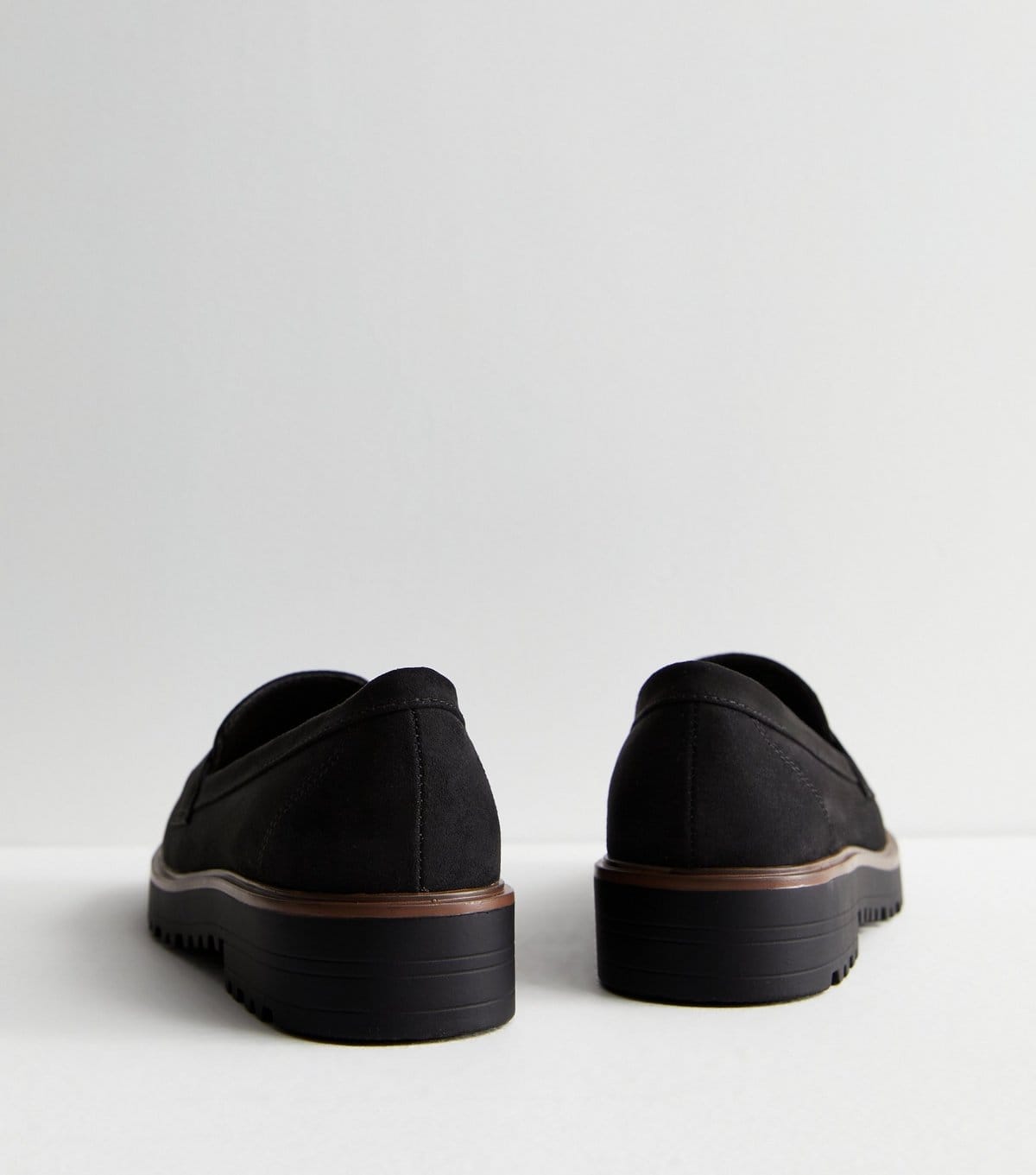 New Look Women's Black Suedette Chunky Loafers New Look - 4