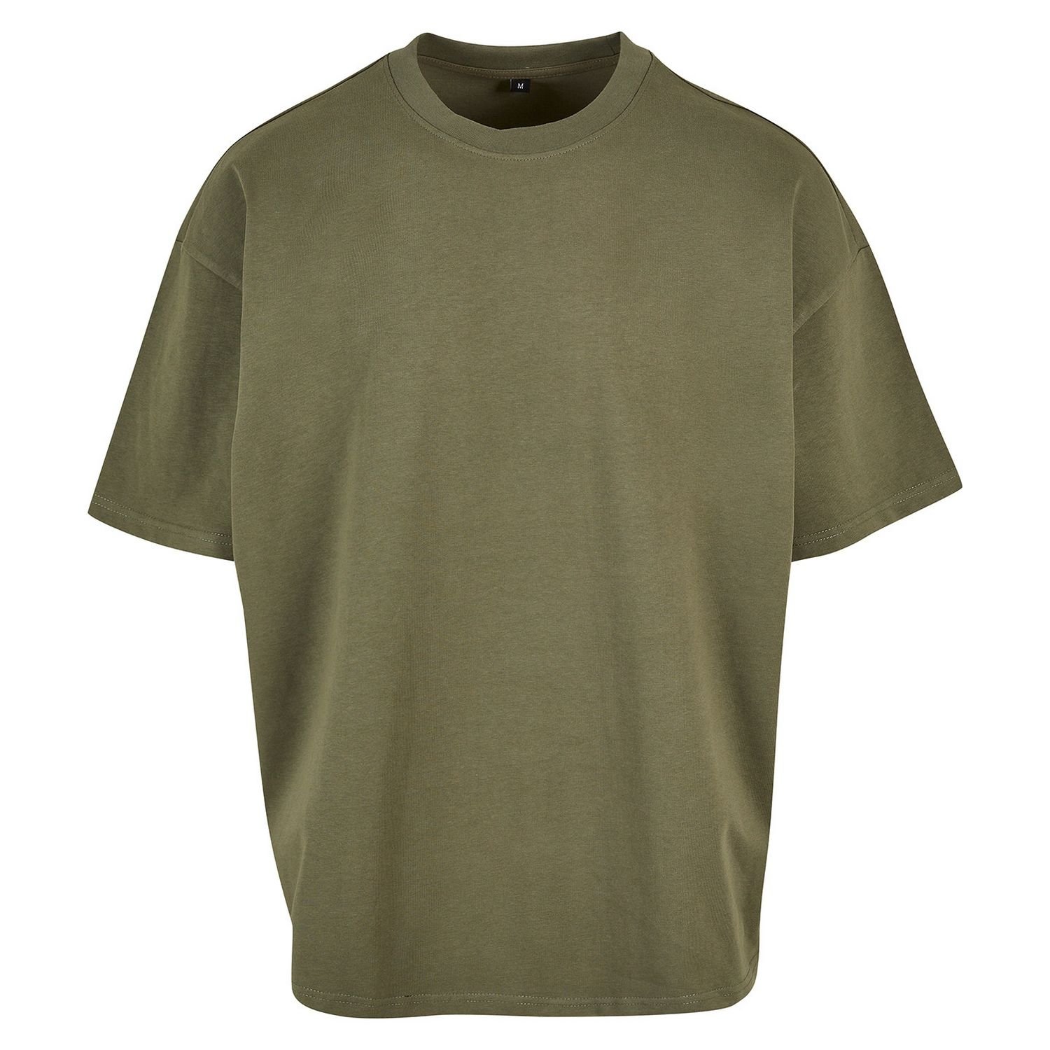 New Morning Studios New Morning Studios Men's Jersey Cotton Oversized T-Shirt in Olive - 4