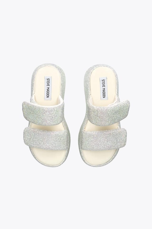 Steve Madden STEVE MADDEN Women's 'Tokiyo Metallic' Sandals in Silver - 2