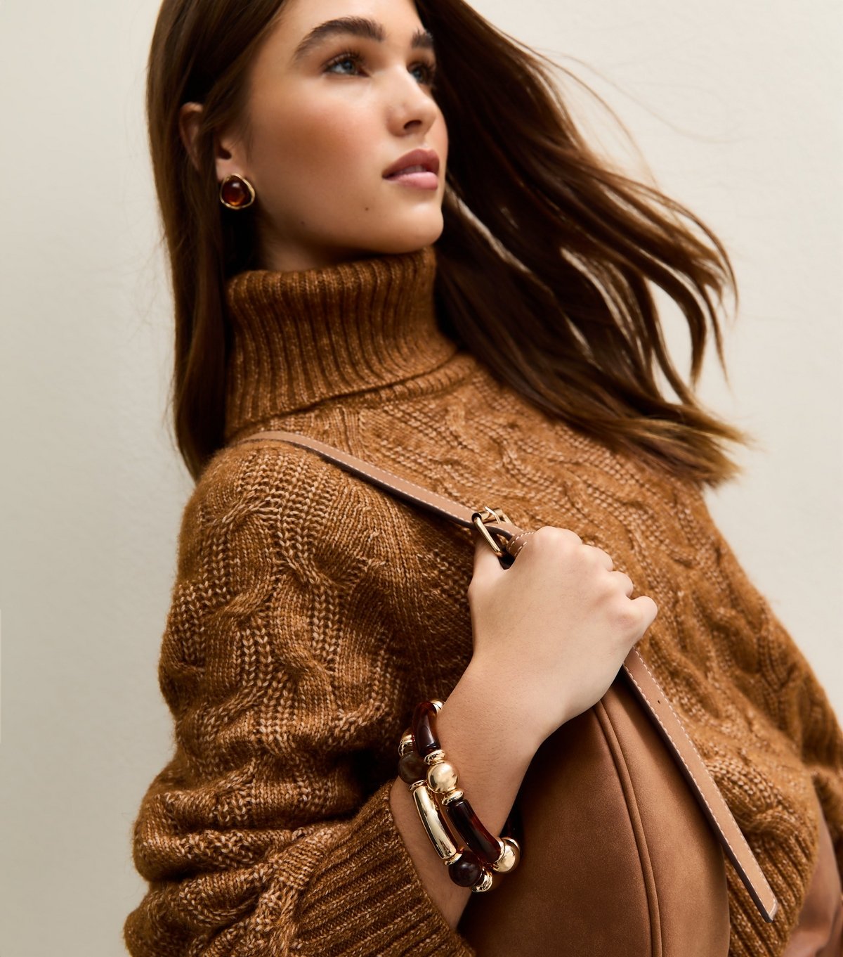 New Look Pack Of 2 Gold Tone Beaded Bracelets New Look - 2