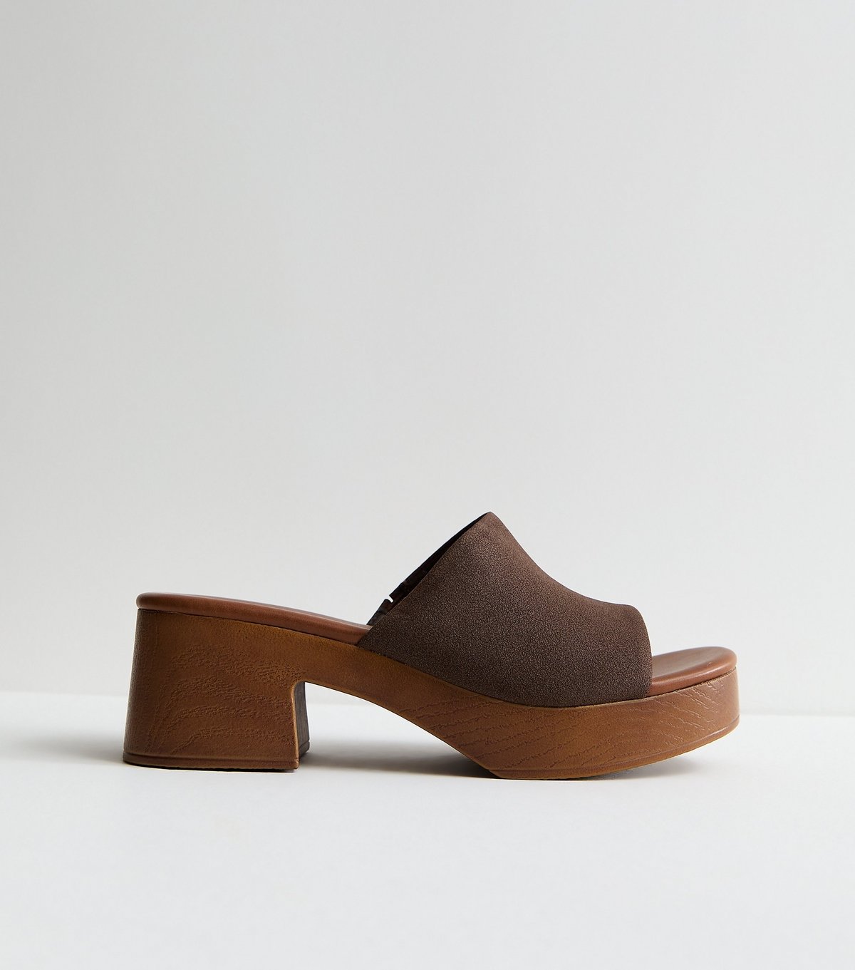 New Look Women's Brown Clog Mule Sandals New Look - 2