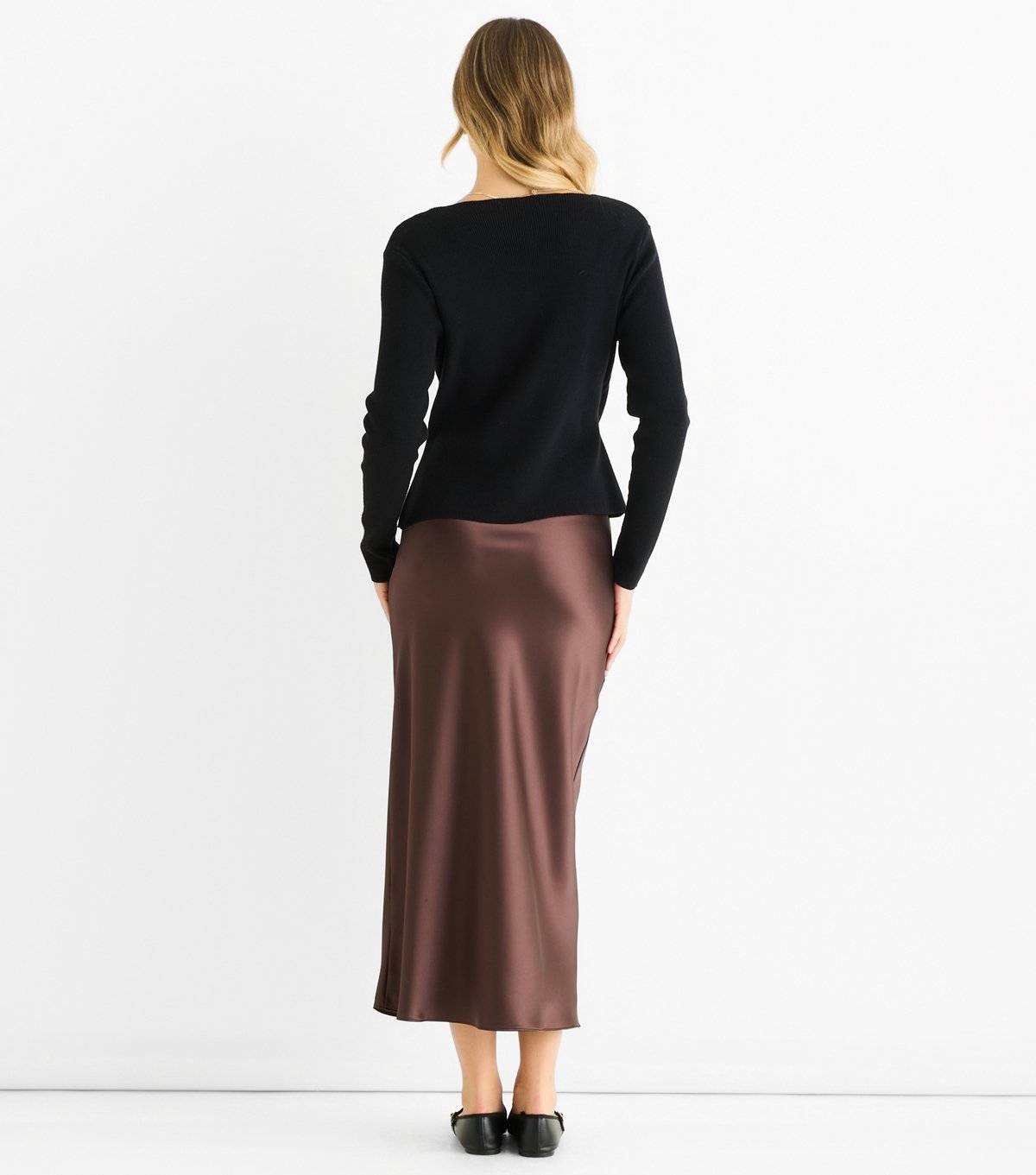 Gini London Women's Black Compact Knit Wrap Cardigan Gini London New Look - 4