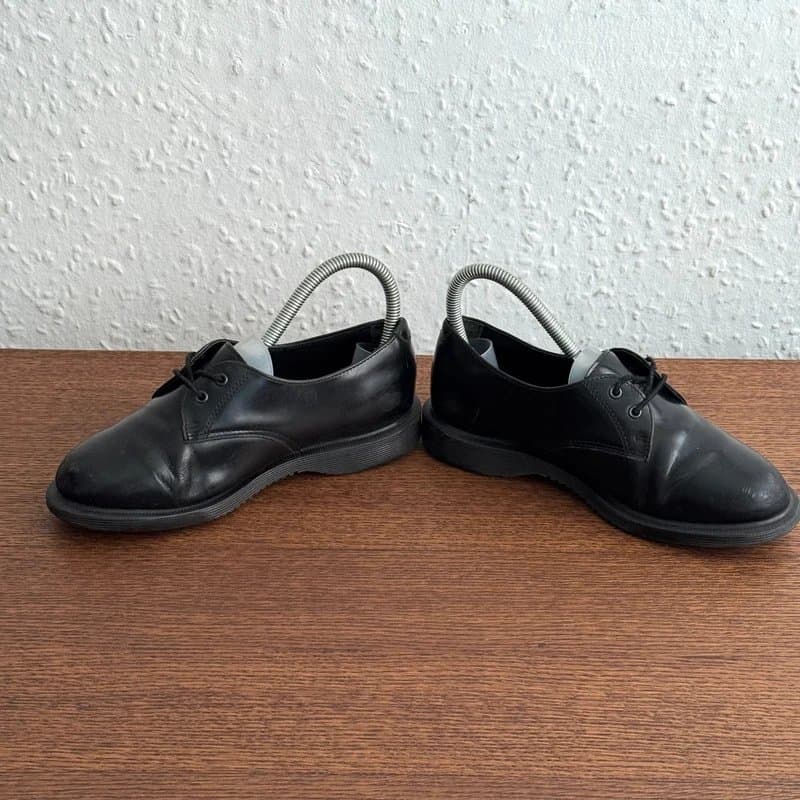 Dr. Martens Women's Dr Martens 1461 Black Smooth 3-Eye Leather Derby Shoes - Size UK 3 (EU 36)