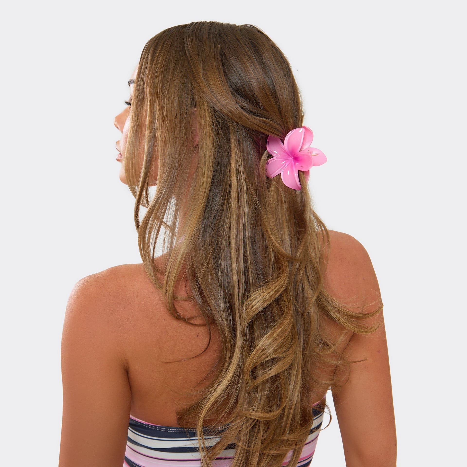 EGO Flower Shaped Hair Clip In Pink, Women's Size UK 0