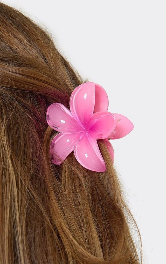 EGO Flower Shaped Hair Clip In Pink, Women's Size UK 0 - 2
