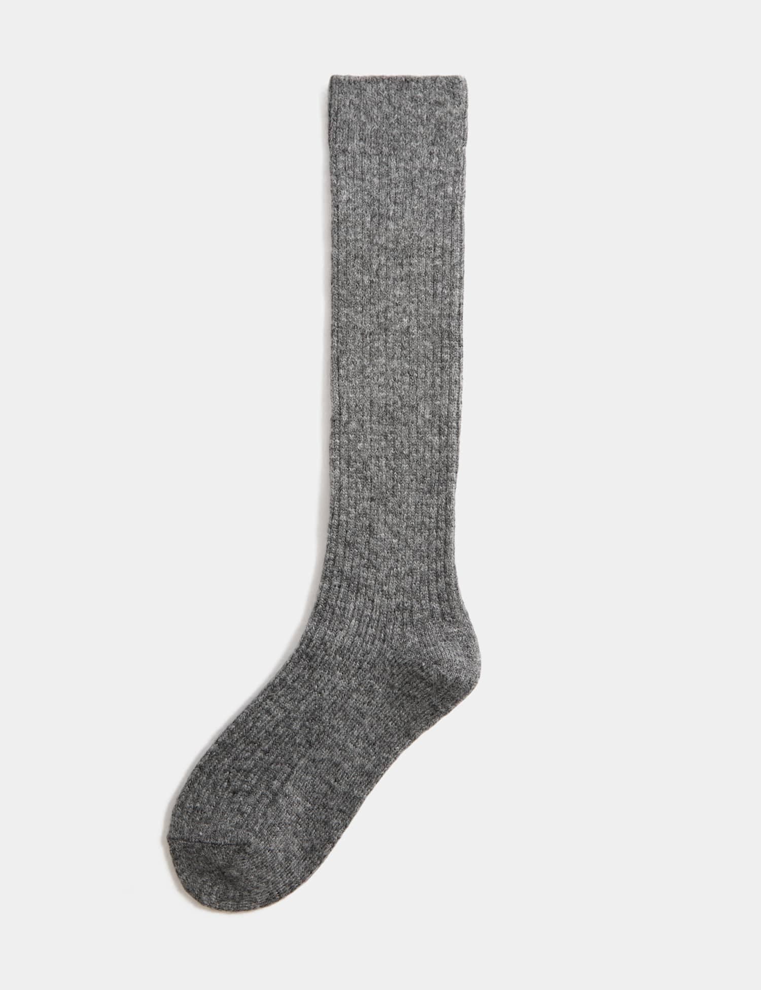 Marks & Spencer M&S Thermal Knee High Socks Grey
