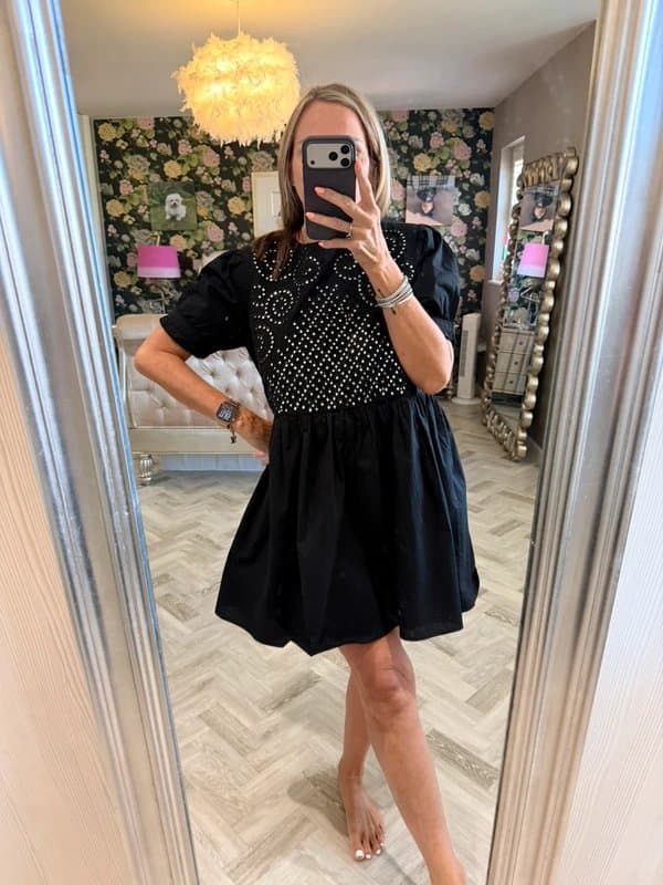 Never Fully Dressed Never Fully Dressed embellished dress with lining size 12