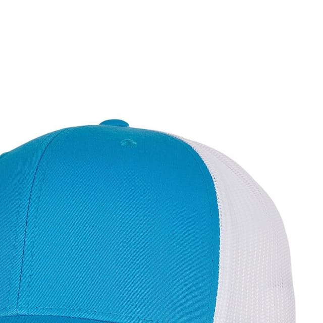 Classic Classic Men's Retro Two Tone Trucker Cap in Turquoise - 2