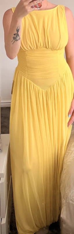ASOS Design Ruched corset occasion dress