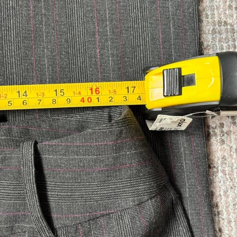 New Look Y2K grey pinstripe bootcut flare trousers