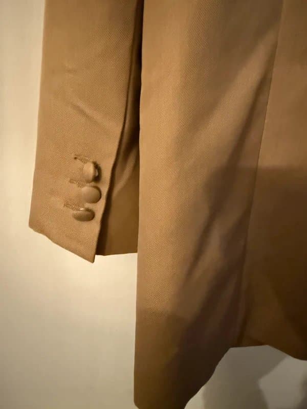 ASOS ASOS camel tan oversized double breasted blazer