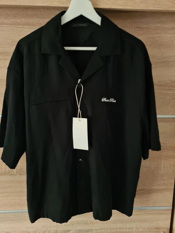 Zara Zara relaxing fit shirt with pocket in black M size
