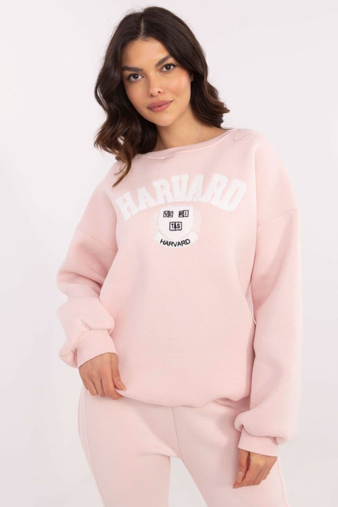 Love Lace Love Lace Women's Insulated Cotton Polyester Casual Sweatshirt Style 206381 in Pink