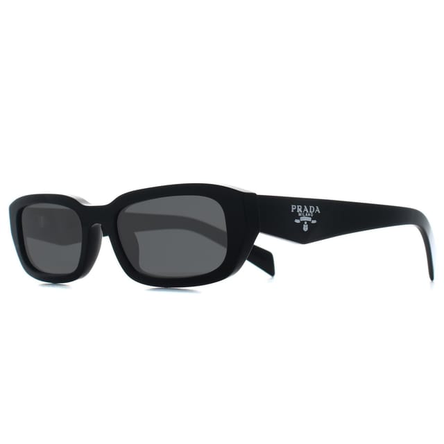 Prada Prada Women's Rectangle Black Dark Grey PRB06S - 2
