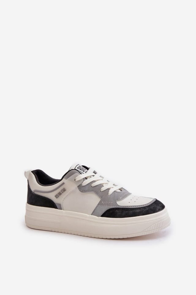Love Lace Love Lace Women's Big Star Sport Sneakers in with Rubber Sole Grip in White - 2