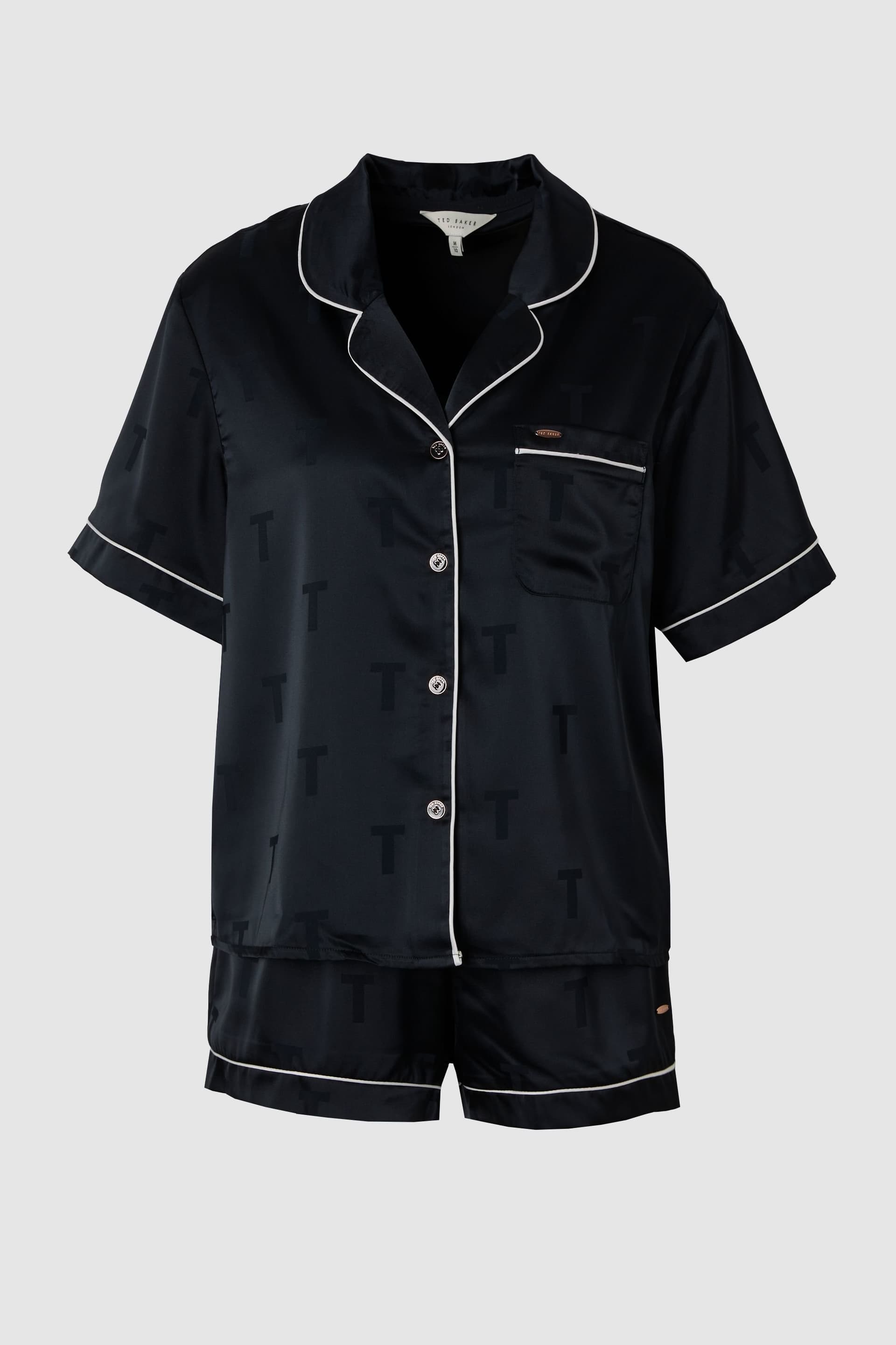Ted Baker Ted Baker Women's Traditional Short Pj Set After Midnight in Black