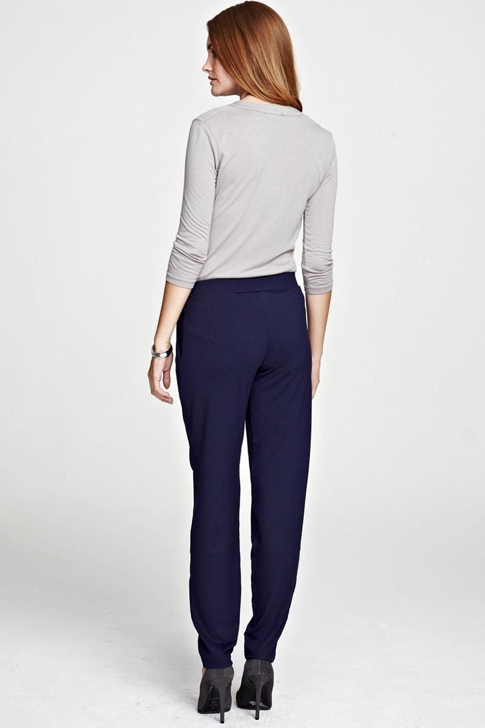 Hot Squash Hot Squash Women's Slouch n Glam Trousers in Navy - 2