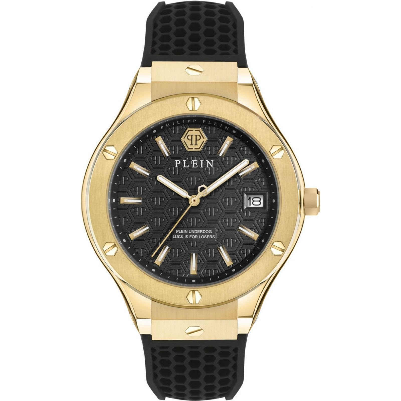 Philipp Plein Philipp Plein Men's PWUFA0225 44mm Quartz Watch in Black
