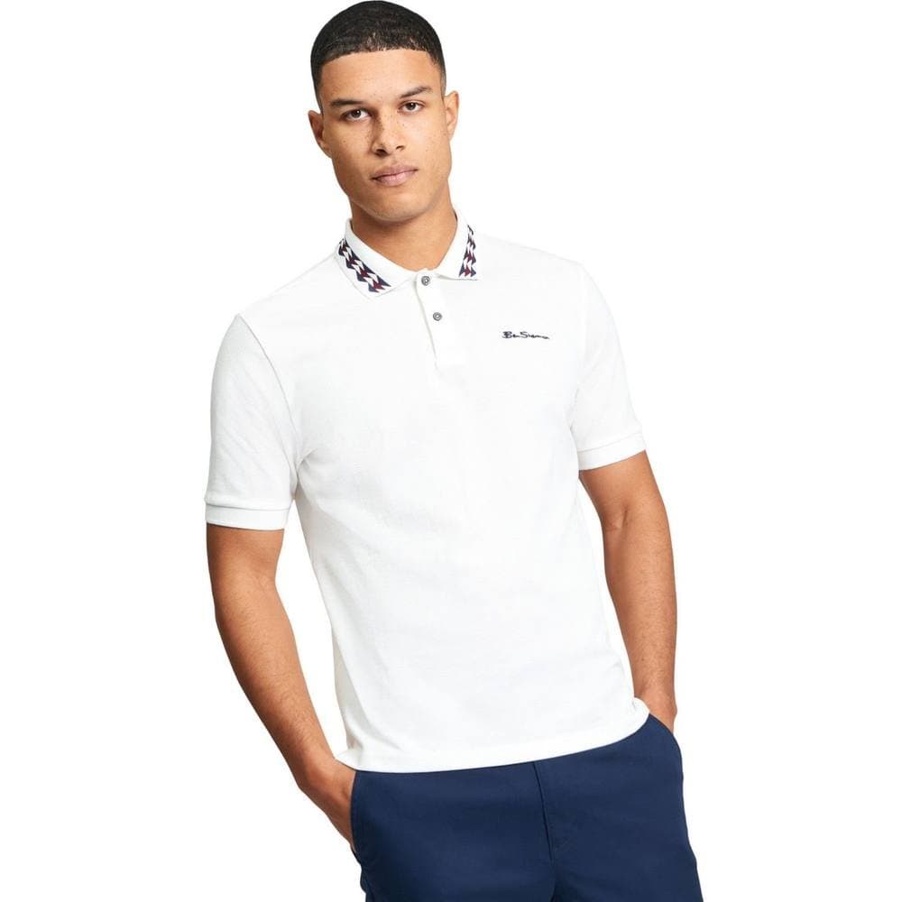 Ben Sherman Ben Sherman Men's Interest Polo Shirt in White