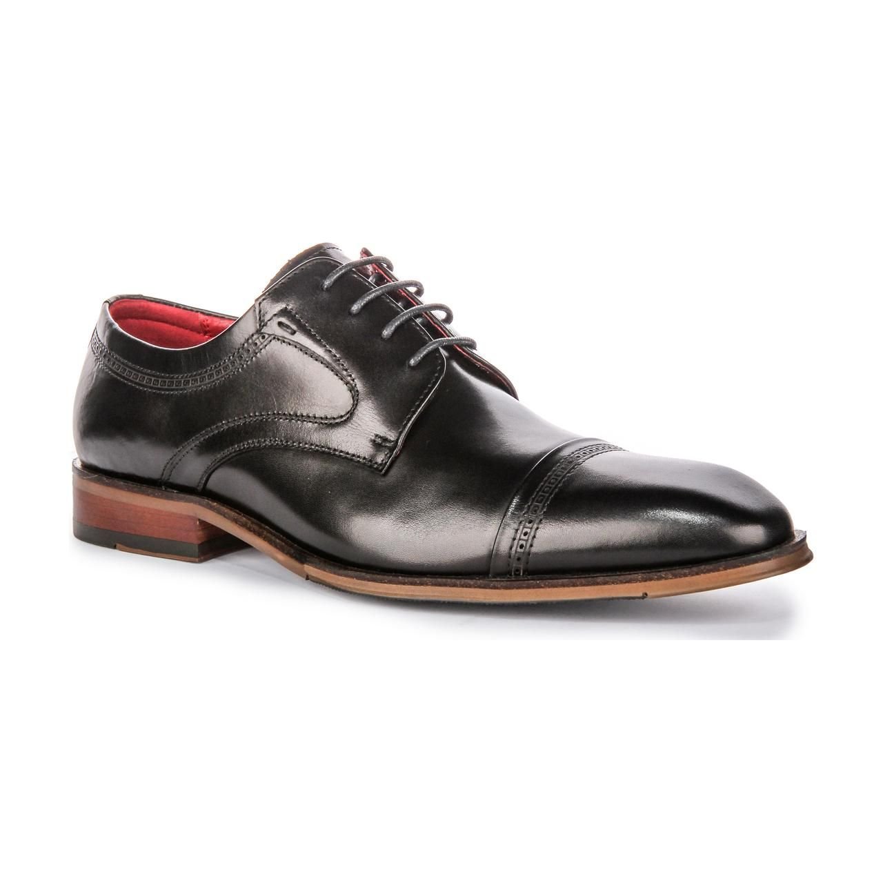 JUSTINREESS ENGLAND JUSTINREESS ENGLAND Men's 'Everett' Leather Shoes in Black - 2