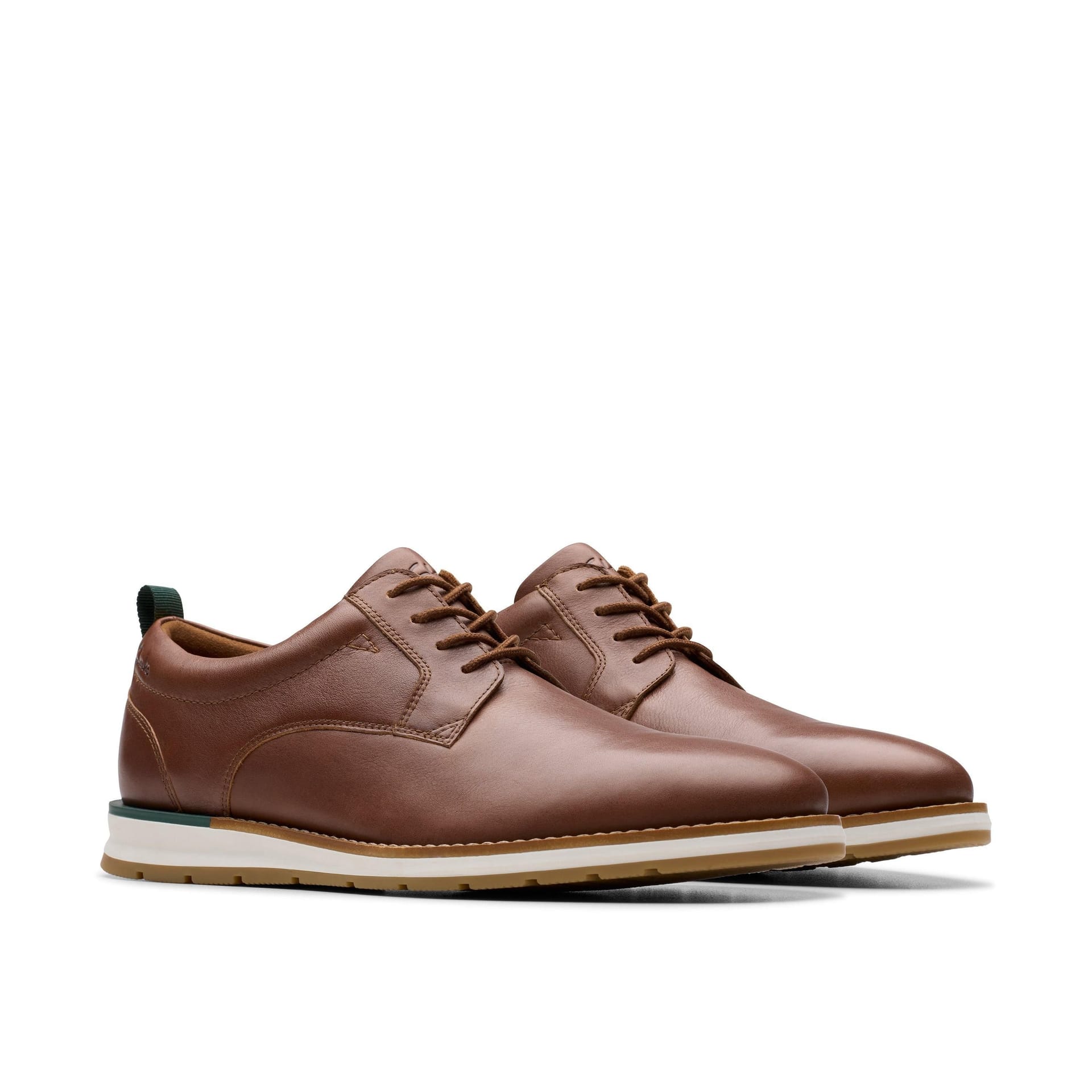Clarks Clarks Men's Lapford Lace Tan Leather Lace Up - 4