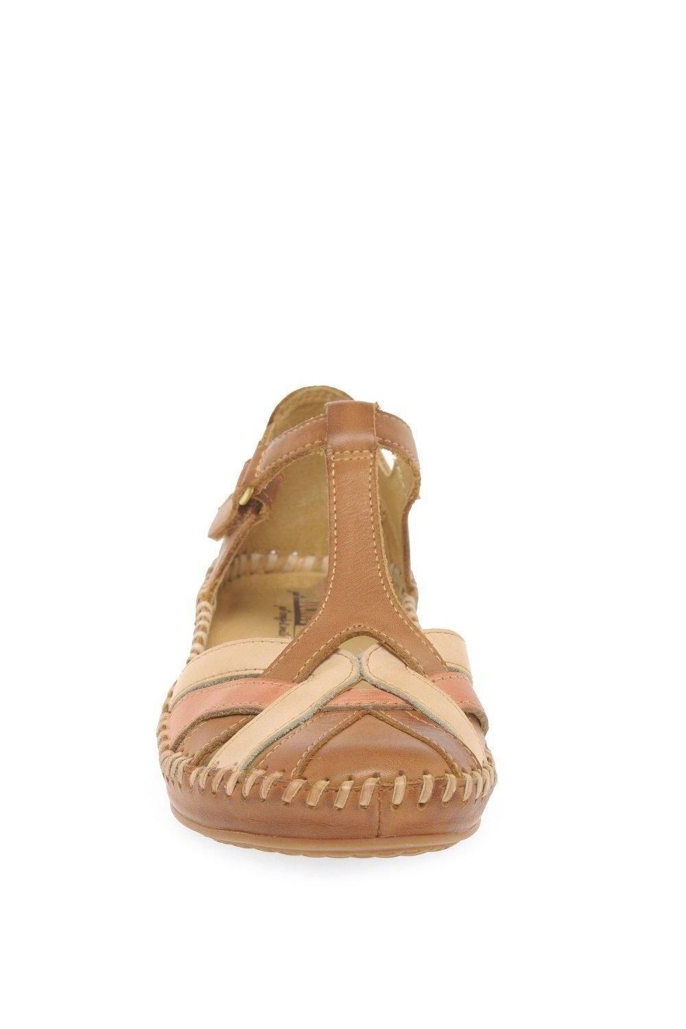 Pikolinos Pikolinos Women's 'Vallarta' Woven Leather Sandals in Brown - 2