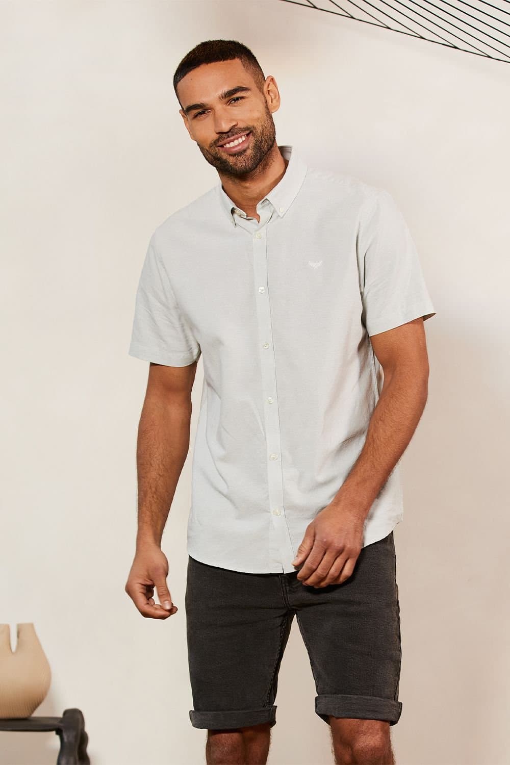 Threadbare threadbare Men's Short Sleeve Shirt in Green