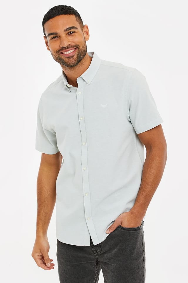 Threadbare threadbare Men's Short Sleeve Shirt in Green - 2
