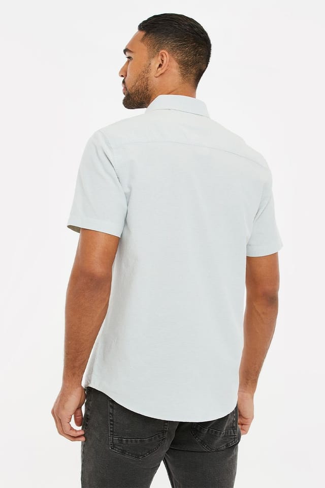 Threadbare threadbare Men's Short Sleeve Shirt in Green - 3