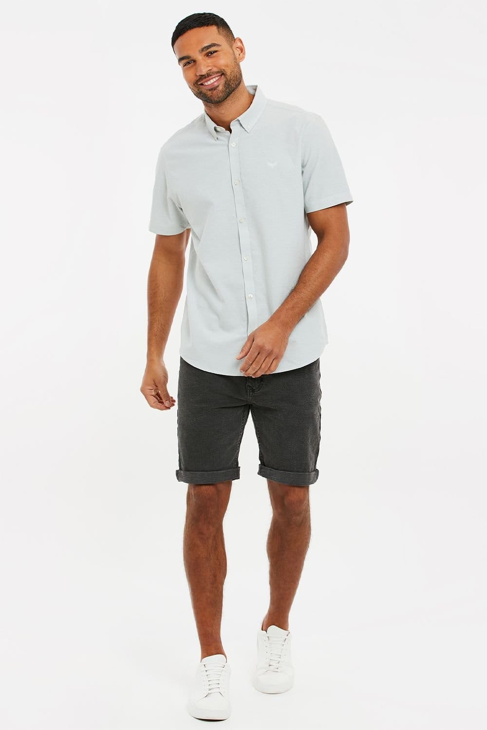Threadbare threadbare Men's Short Sleeve Shirt in Green - 4