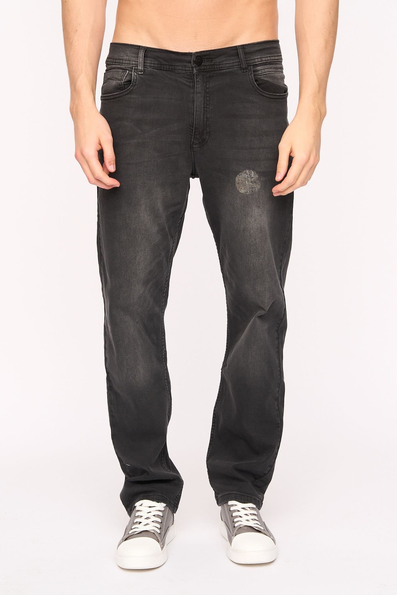 Duck&Cover Duck&Cover Men's Kelvyn Relaxed Fit Comfort Stretch Jeans in Black