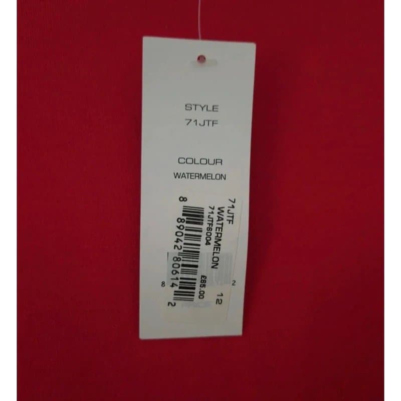 French Connection FCUK French Connection watermelon mini wrap party and cocktail dress UK size 12 brand new with tags