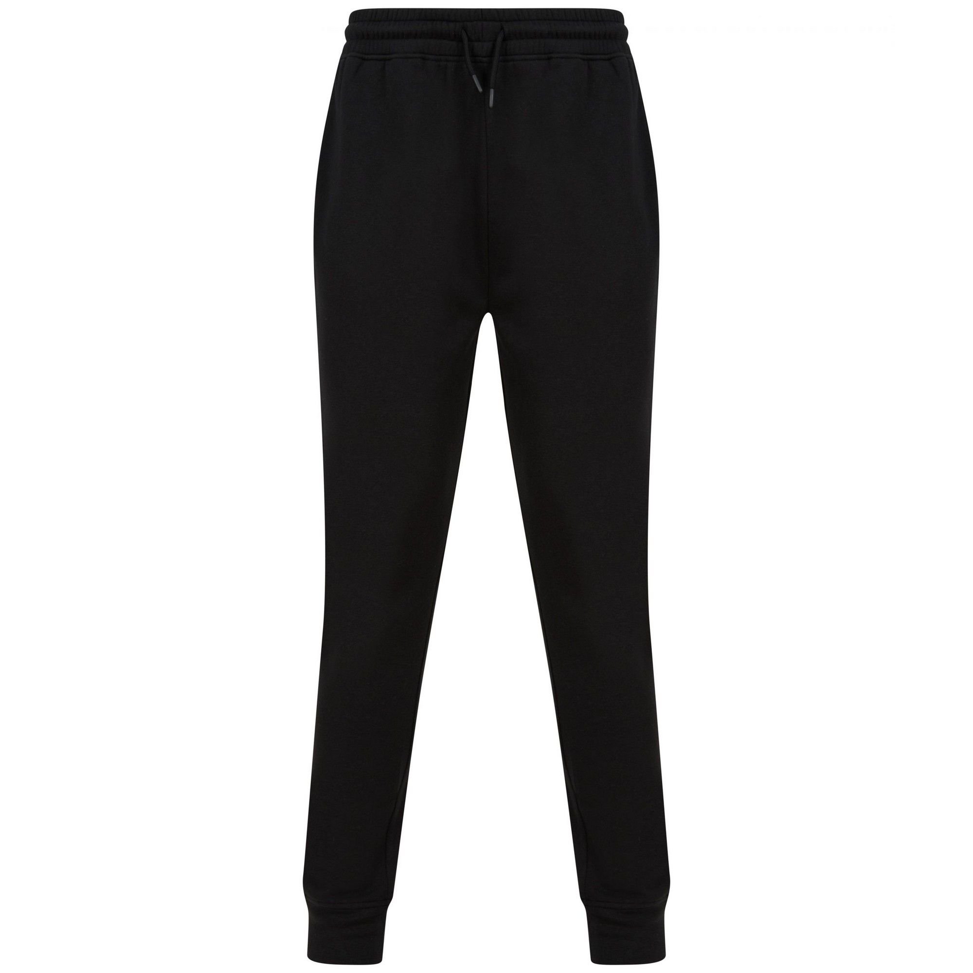 Tombo Tombo Men's Athleisure Jogging Bottoms in Black - 2