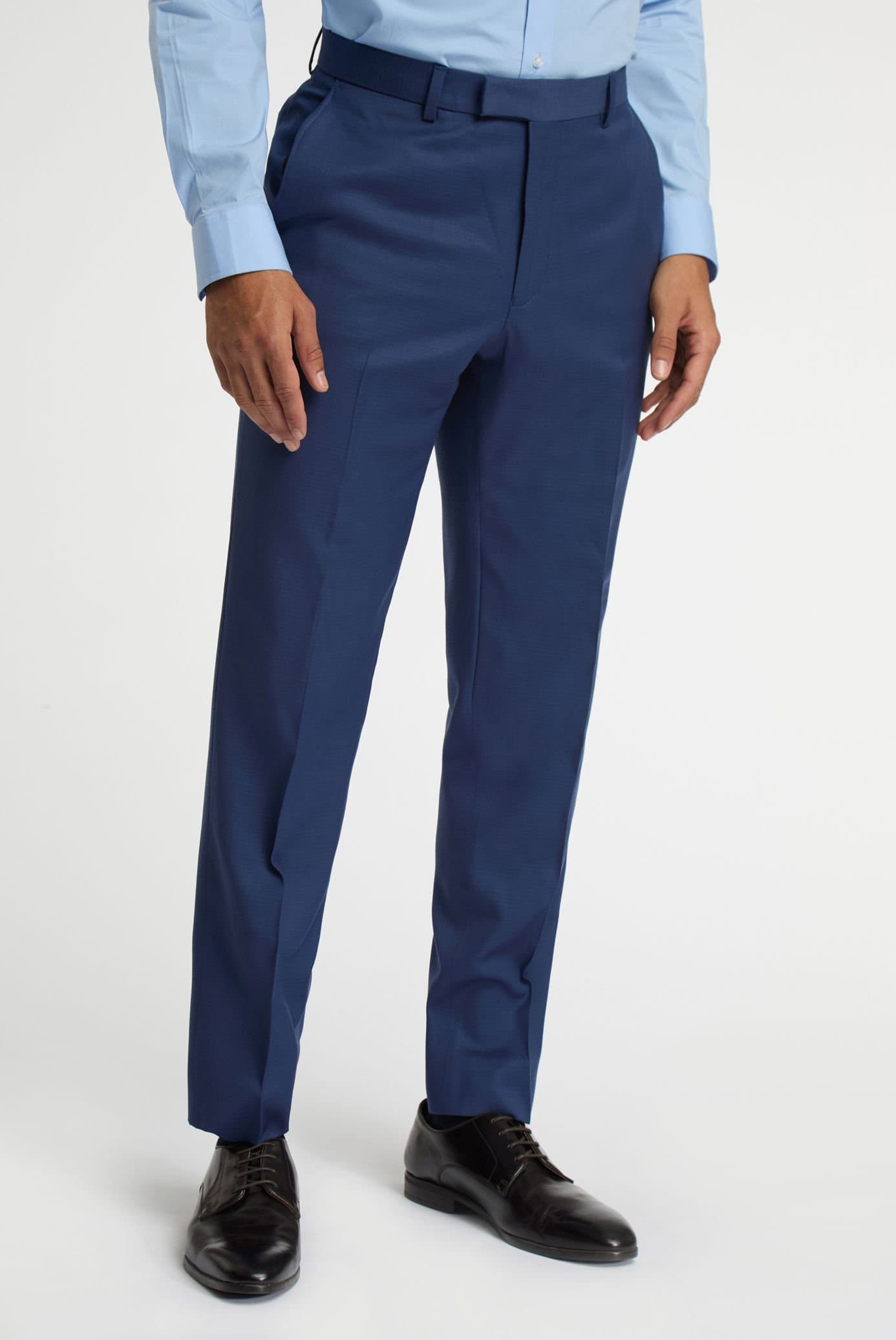 Racing Green Racing Green Men's Regular Fit Blue Trousers
