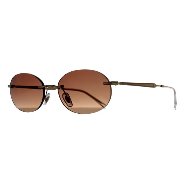 Ray-Ban Ray-Ban Women's Oval Arista Gold Brown Gradient RB3767 - 2