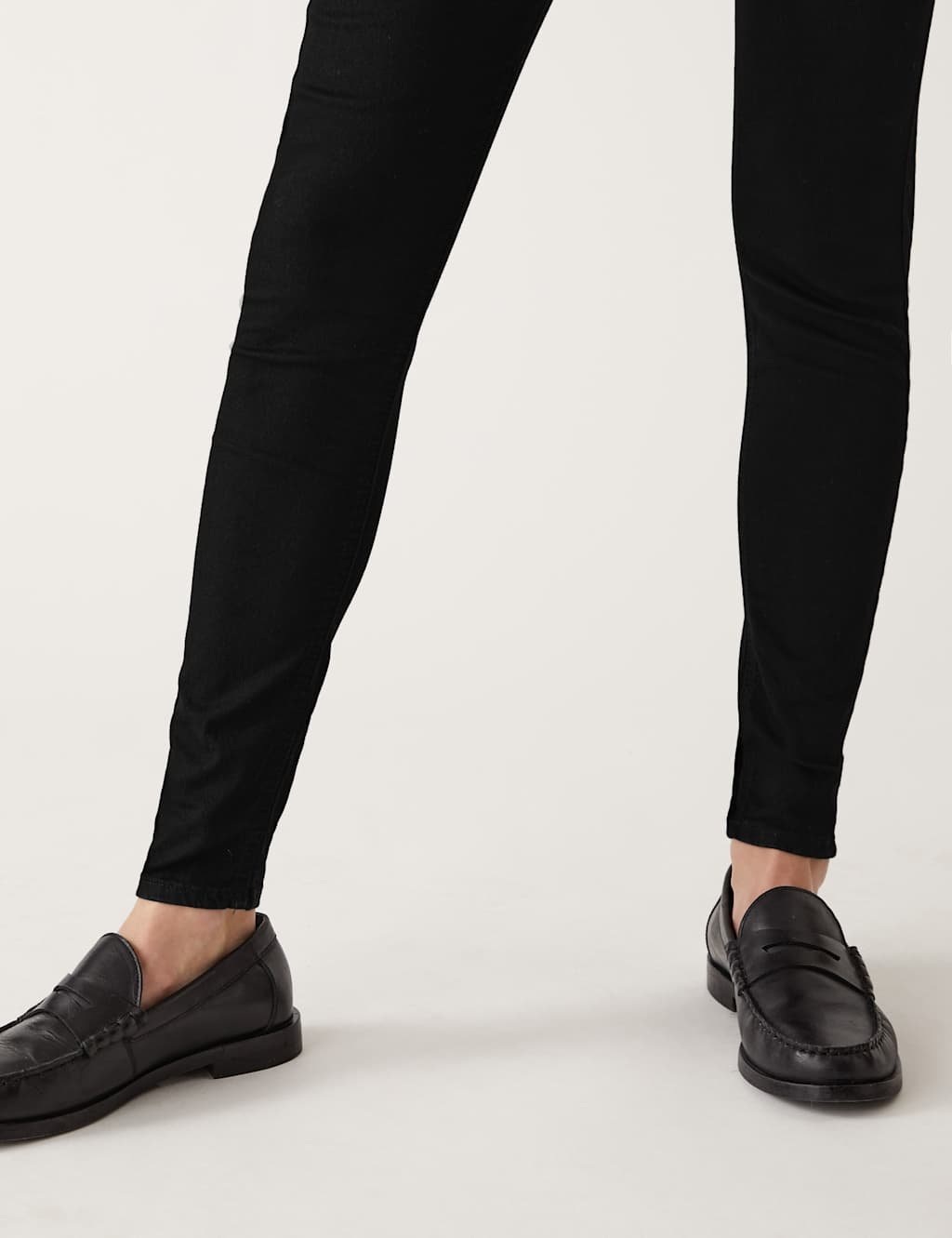 Marks & Spencer M&S 2 Pack High Waisted Jeggings Blue/Black - 3