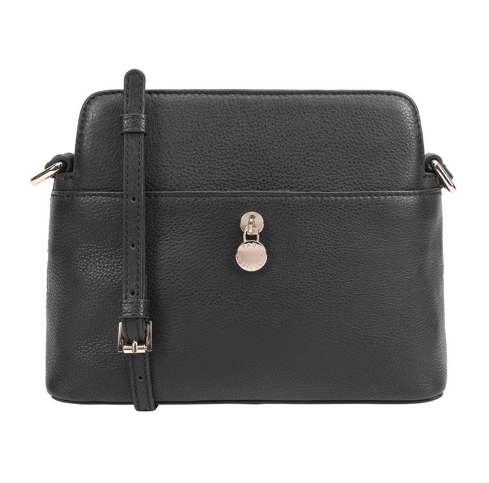 Paul Costelloe Paul Costelloe Women's Siete Leather Cross Body Bag in Black - 1