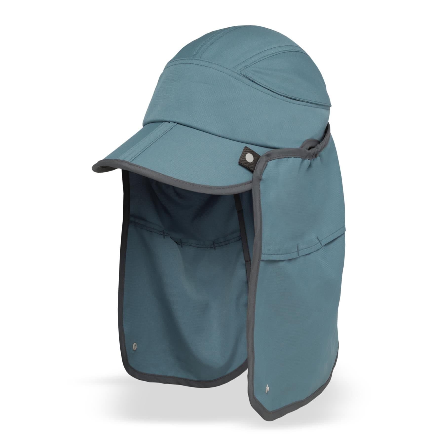 Sunday Afternoons Sunday Afternoons Men's 'Sun Guide' UPF 50+ Cap with Removable Neck Cape in Duck Egg Blue