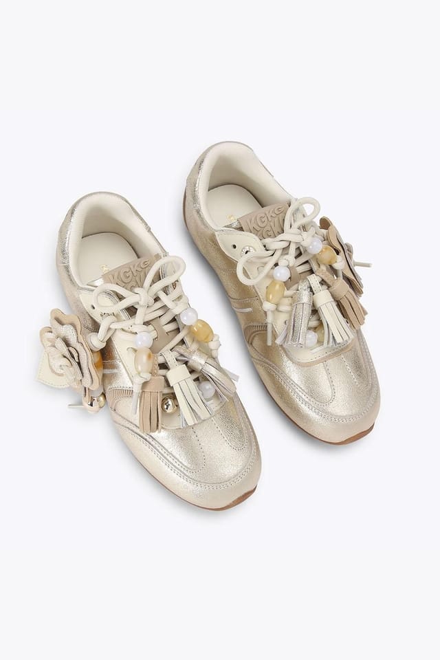 KG Kurt Geiger KG Kurt Geiger Women's 'Lennon' Trainers in Gold - 2