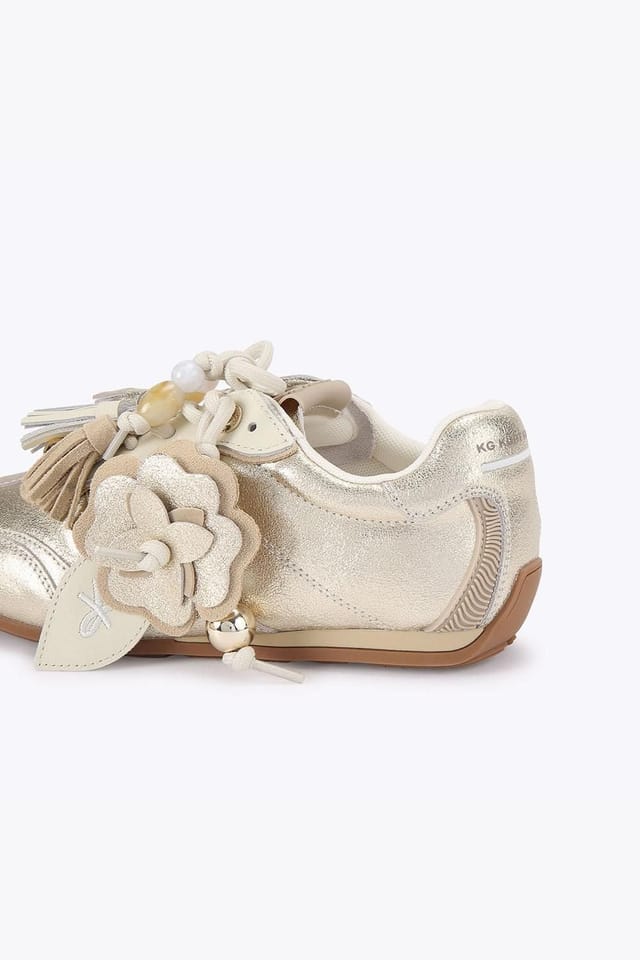 KG Kurt Geiger KG Kurt Geiger Women's 'Lennon' Trainers in Gold - 3