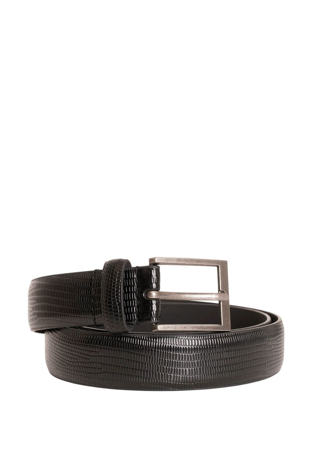 Barneys Originals Barneys Originals Men's Bonded Leather Belt in Black - 2