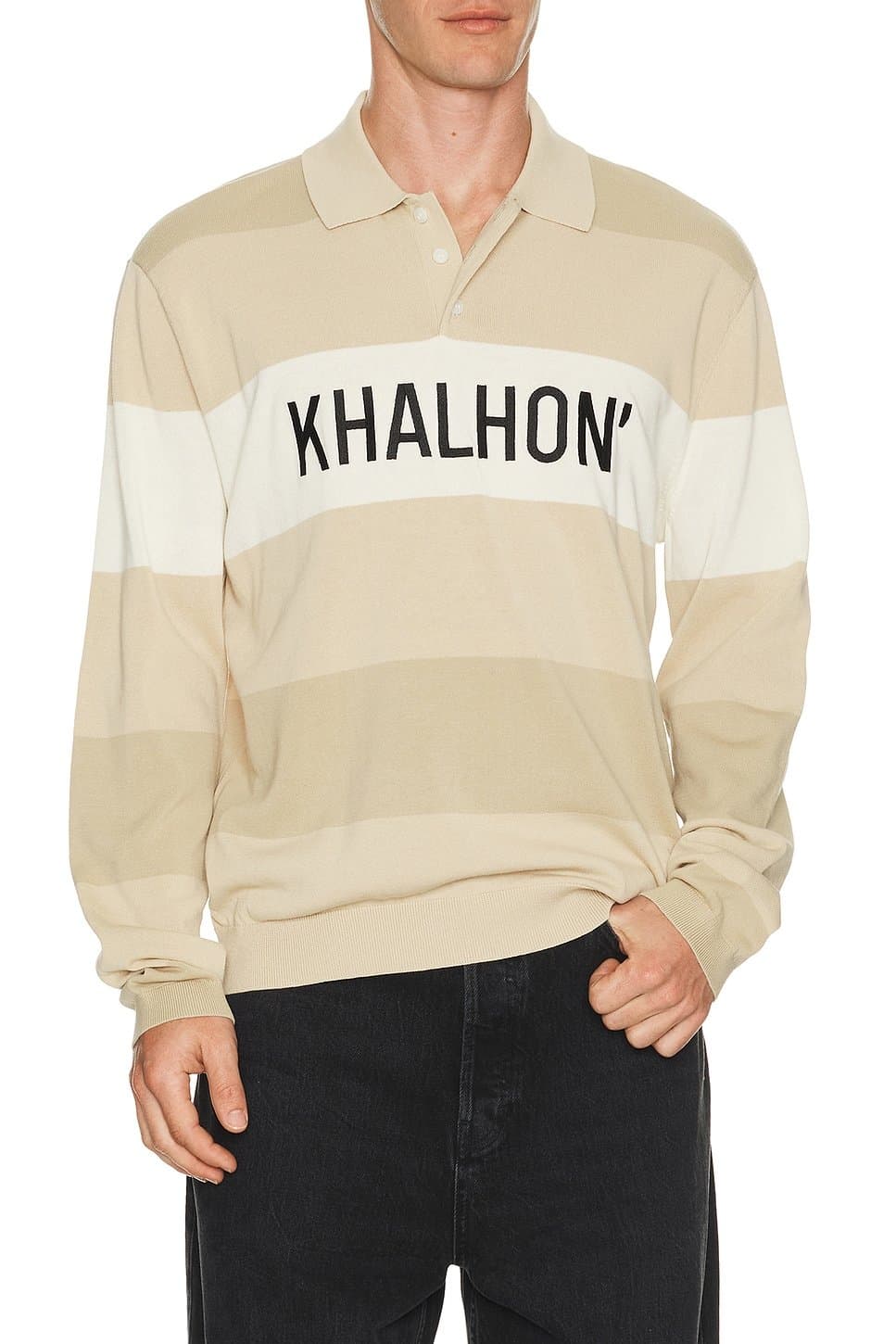 revolve Coastal Stripe Knit Polo Jacket