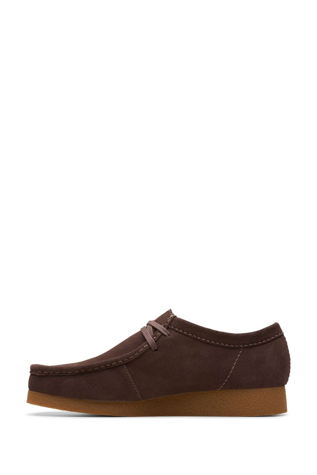 Clarks Originals Clarks Originals Men's Wallabee EVO Suede Shoes Dark Brown - 4